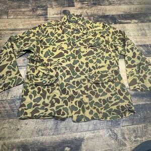 Hunters Choice Camo Jacket 100 Cotton‎ Duck Camouflage Work Hunting XL READ